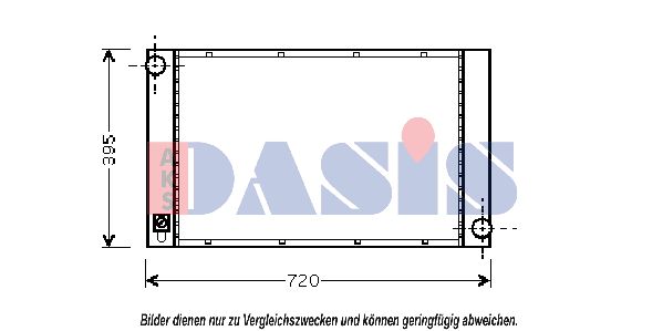 AKS DASIS Radiaator,mootorijahutus 051003N